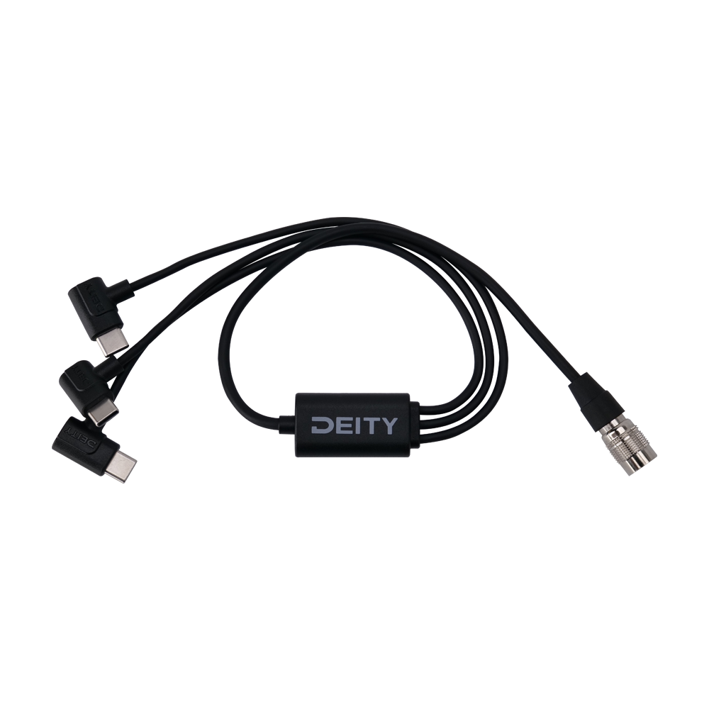 SPD-HR3U - 4-Pin to Triple USB-C Cable for Sound Bags – Deity