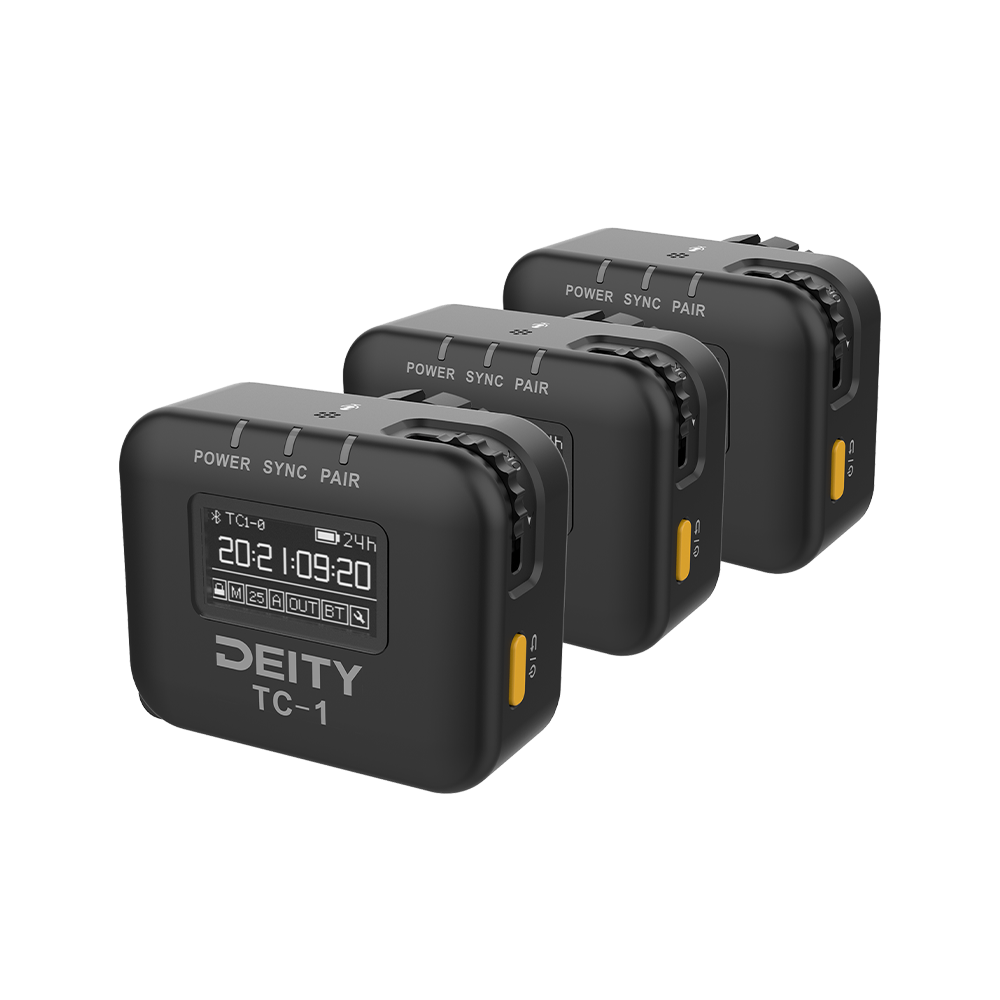 Deity TC-1 Kit Wireless Timecode Box Generator – For Microphone & Recording – TC-1 Kit, 1-Year Warranty