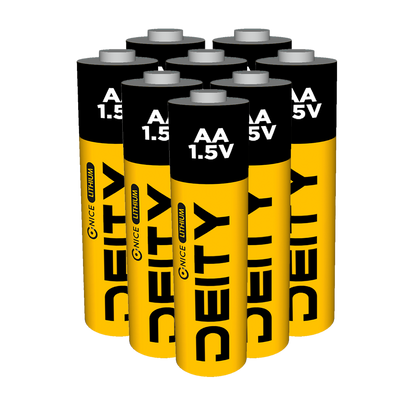 Deity Lithium AA Batteries (1.5V, 3000mAh, 8-Pack)