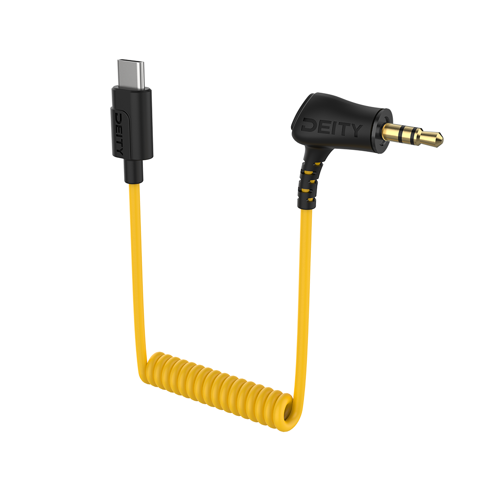 C21 - 3.5 TRS To USB-C Coiled Audio Cable