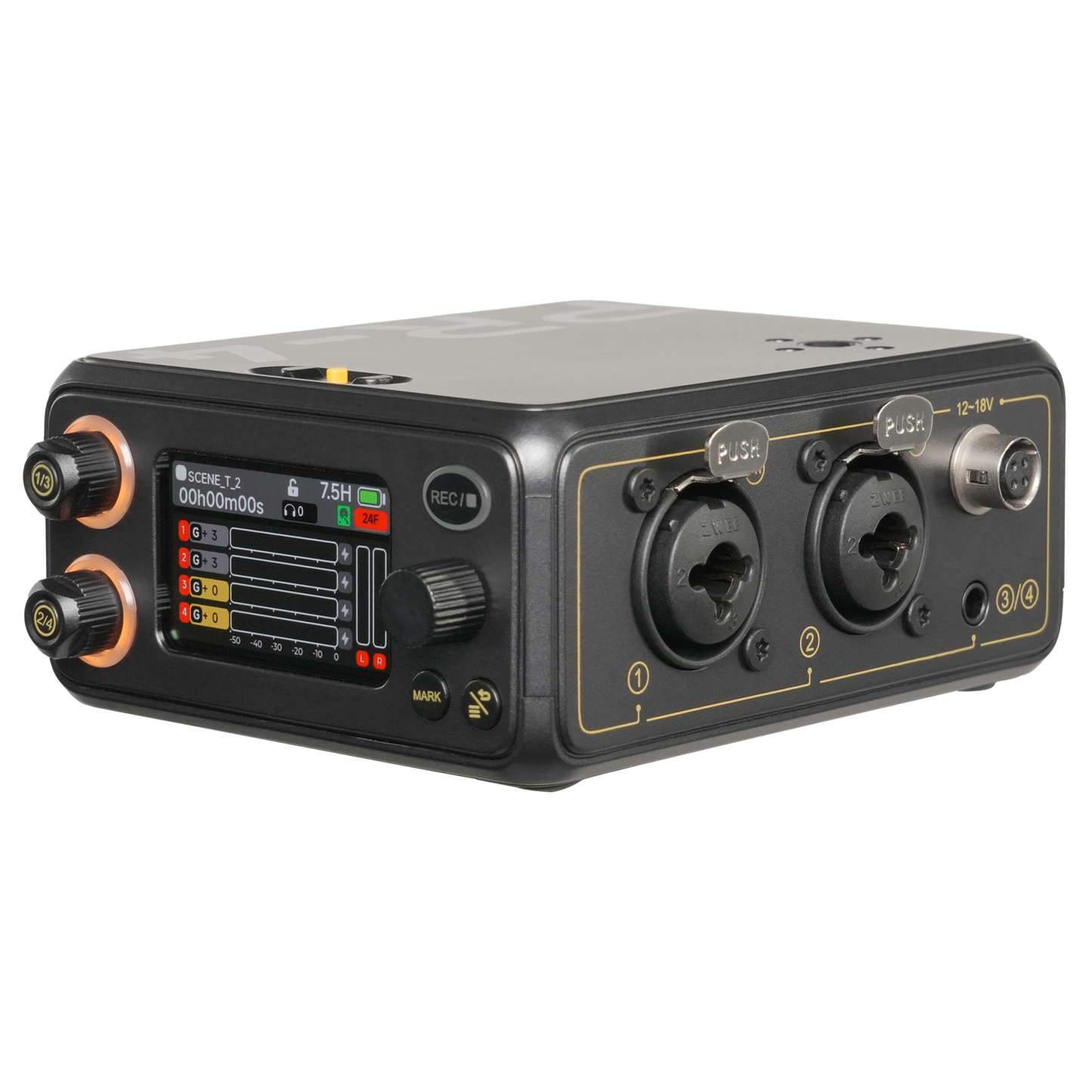 PR-4 32-Bit Float 4-Input Audio Recorder