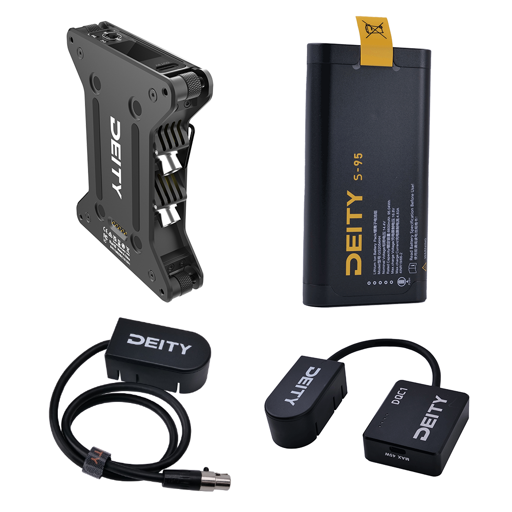 A smart battery solution kit for sound mixers working in film and video production