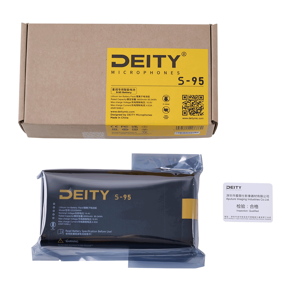 S-95 Smart Battery – Deity Microphones S-95 Smart Battery – Deity Microphones