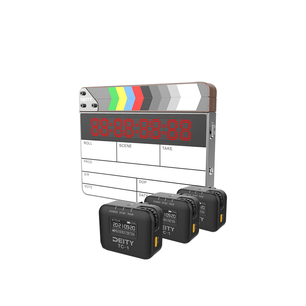Deity Complete Timecode Kit - Timecode Slate+Sync Boxes – Deity Microphones